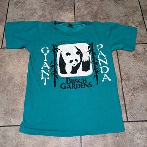 Busch Gardens 89s Vintage Single Stitch Men's Small Ladies Medium